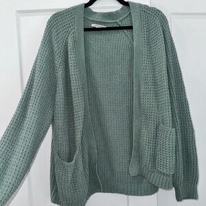Long Sleeve American Eagle Green Cardigan